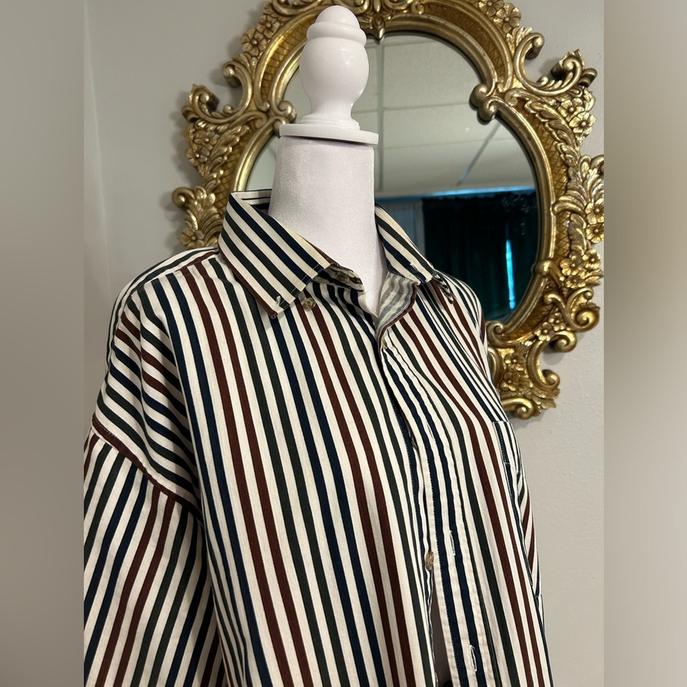 Vintage Oversized Button Down Mens Shirt Size 1X